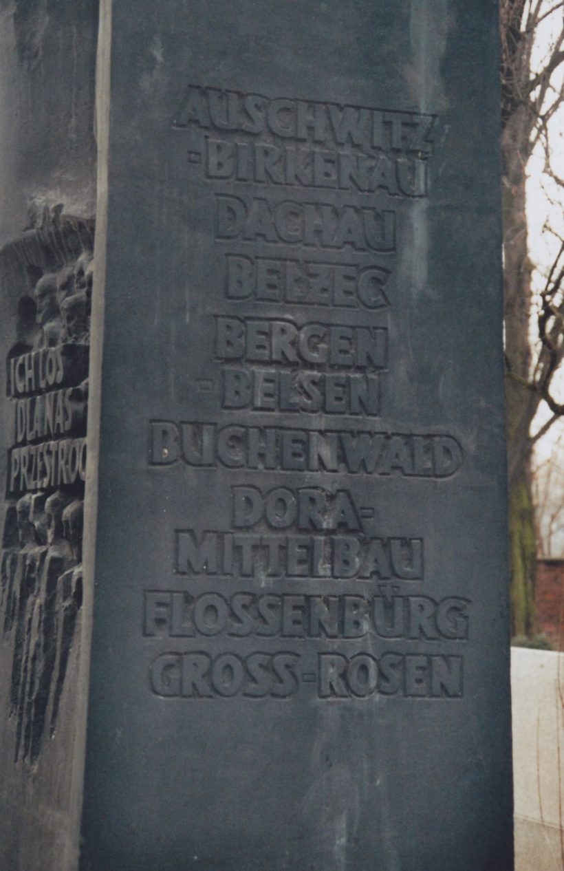 Krakow war memorial detail