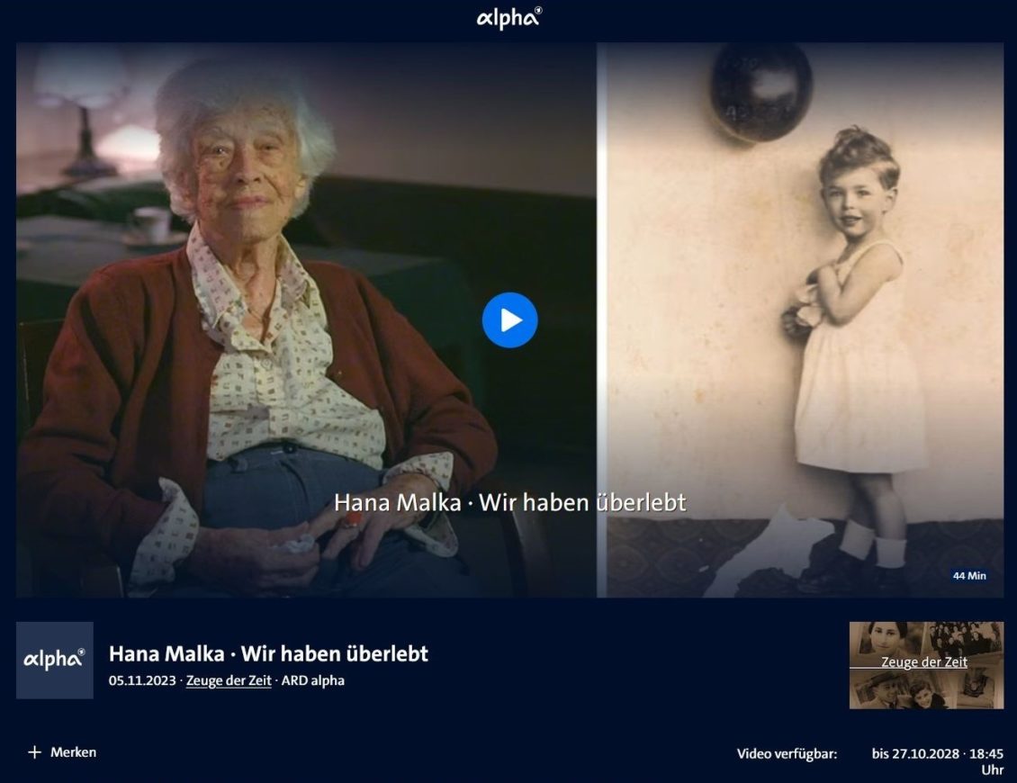 Hana Malka Mediathek